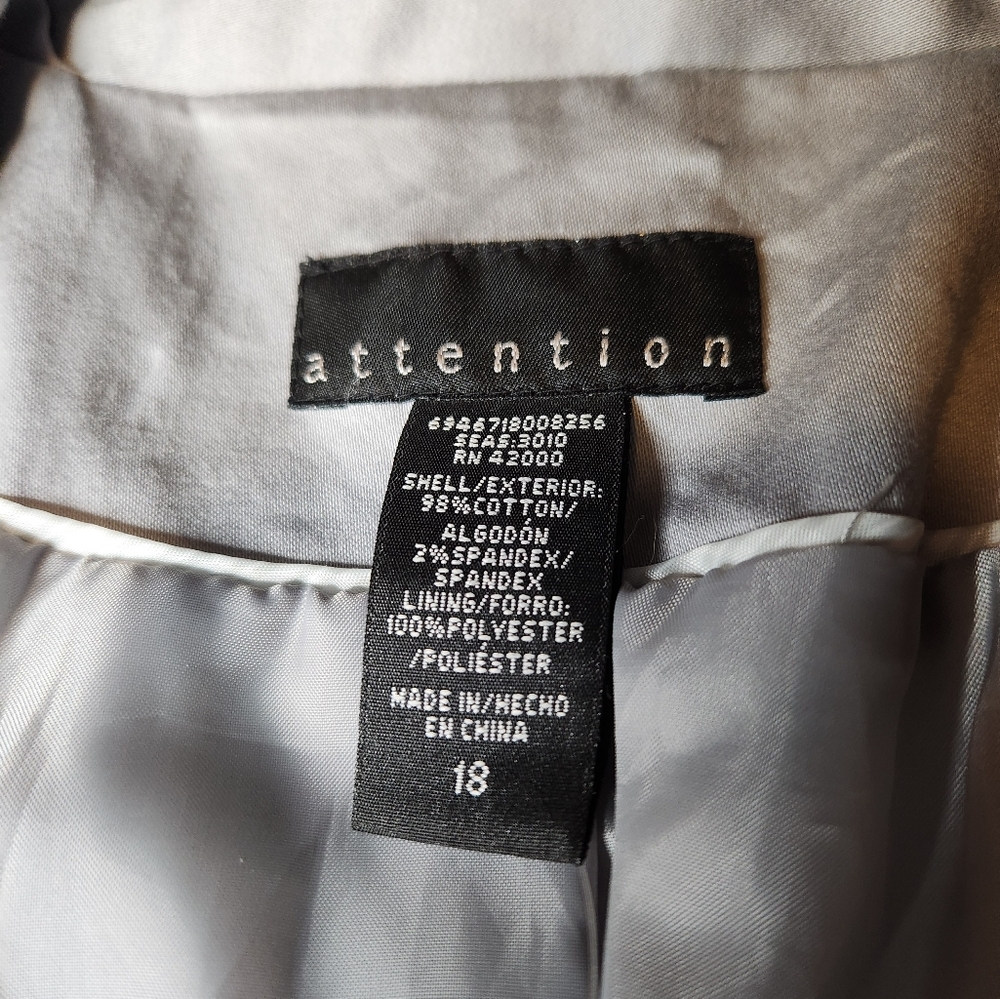 Attention Gray Blazer - Picture 2 of 6